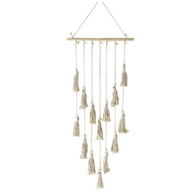 

Good-Hanging Photo Display Wall Decor, Wall Hanging Boho Room Bedroom Decor, Photo Frame Collage Board With Lamp Clip, Easy To U бежевий