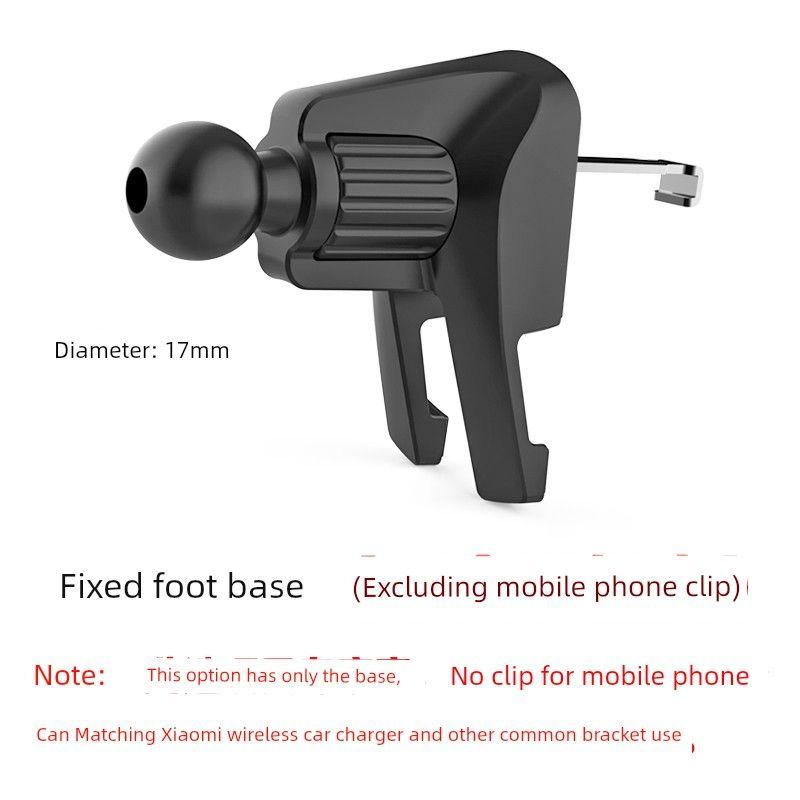 Mobile Phone Car Mount Holder, Car Support Bracket, Car Navigation Air Vent Hook, Fixed Mount for Air Conditioning Vent, Mobile Phone Holder Base (Excluding Mobile Phone Holder)