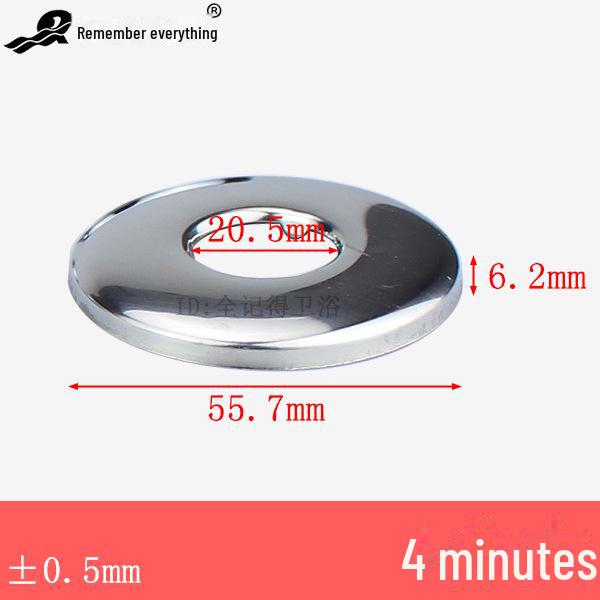 Capace decorative din oțel inoxidabil pentru robinet, triunghi și pătrat