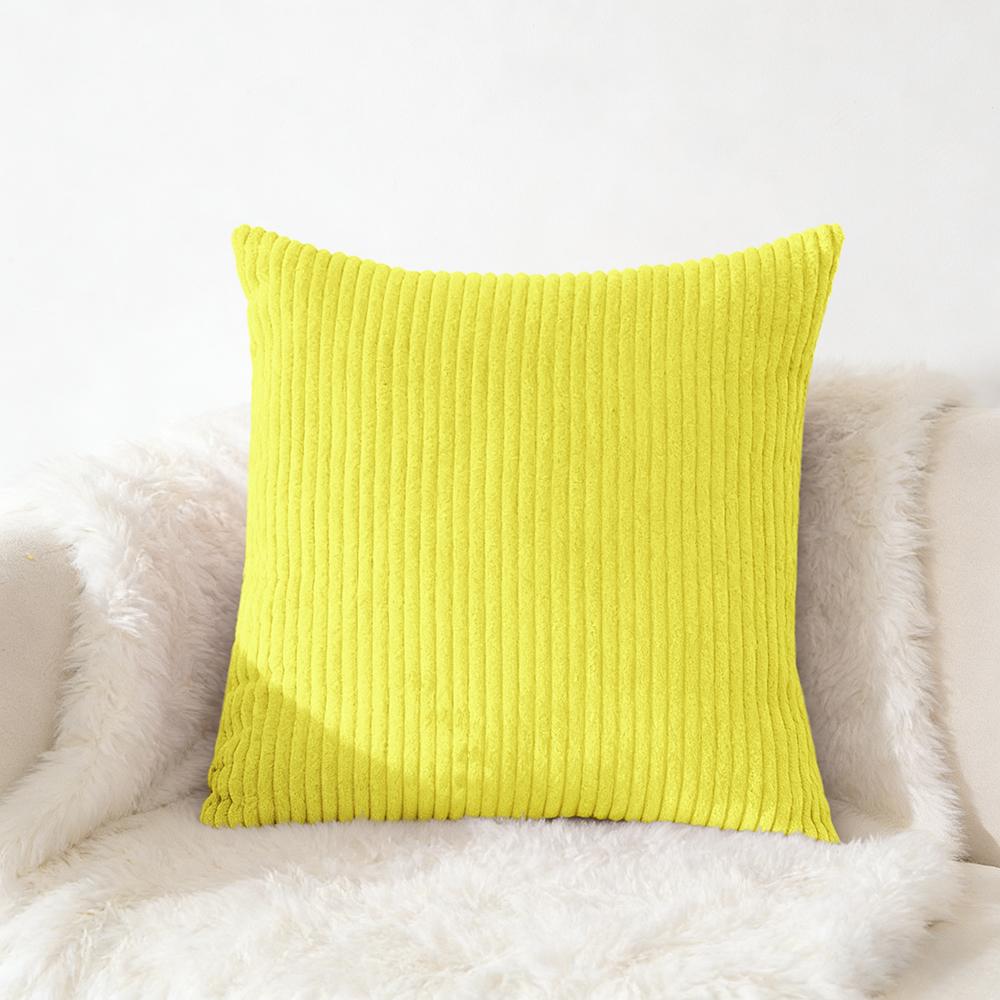 Cord Kissenbezug 40x40 45x45 50x50cm Weicher Plüsch Flanell Kissenbezug Flauschiger Sofakissenbezug für Sofa Wohnzimmer Dekoration