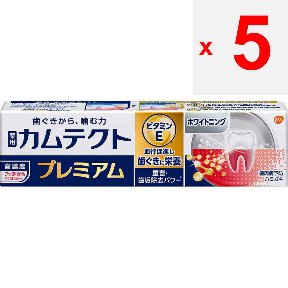 GlaxoSmithKline Camtect Premium Whitening 95g (Quasi-Droge) Zahnpasta gegen Parodontose Eine angemessene Menge auf die Zahnbürste geben, Zähne putzen und g