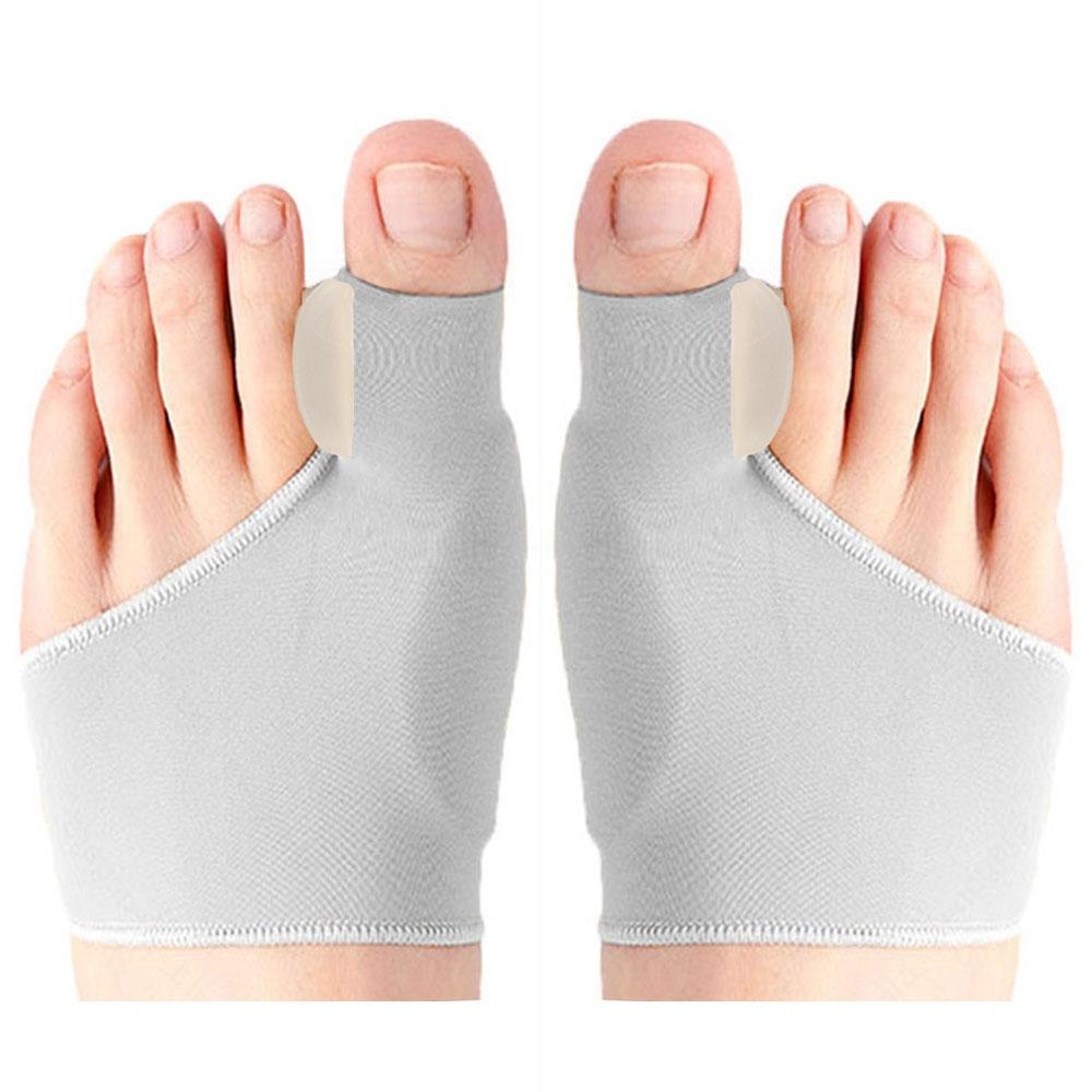 

2 шт. Разделитель пальцев ног Hallux Valgus Корректор ортопедических стелек для коррекции косточки большого пальца ноги Коррекция педикюра Носок Выпрямитель Инструменты