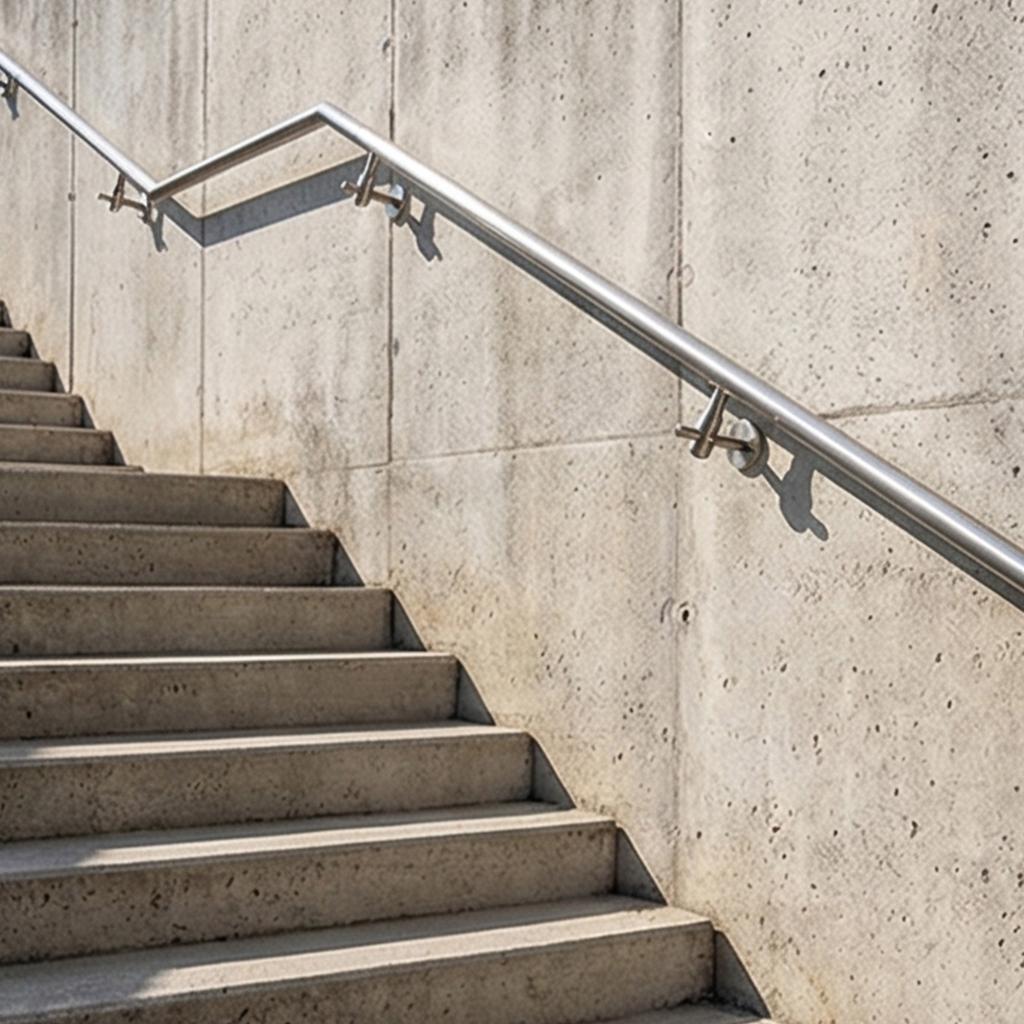 Stainless Steel Stair Railing Bracket Wall Handrail Stair Support Frame Adjustable Staircase Handrail Bracket Enduring