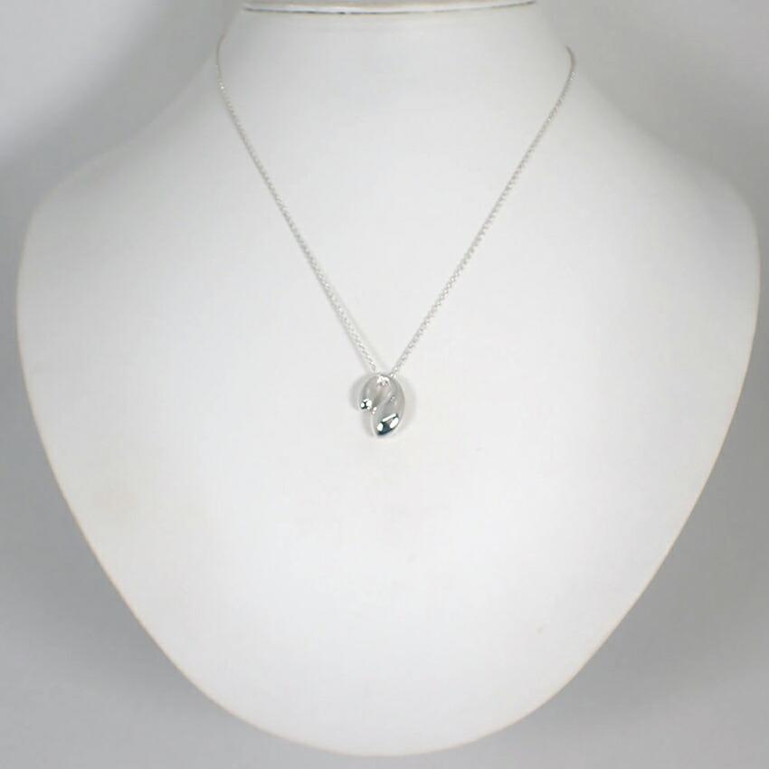 [Used] TIFFANY 925 Double Teardrop Pendant/j113-1