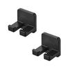 Jitsugyo 10034 Film Hook Toothbrush Holder Single Set of 2 Black W2.6 X D2.4 X H2.6cm (per 1 Film Hook Not Included) Tower Floating Storage