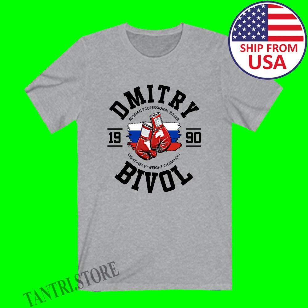 

Dmitry Bivol Russian Boxing Champion Men s Grey Size S to 3XL 3XL