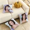 Actor Millie Bobby BBrown Square DoubleSided Printed Pillow Case Bedroom Bedside Pillow Sofa Cushion Cover Gift