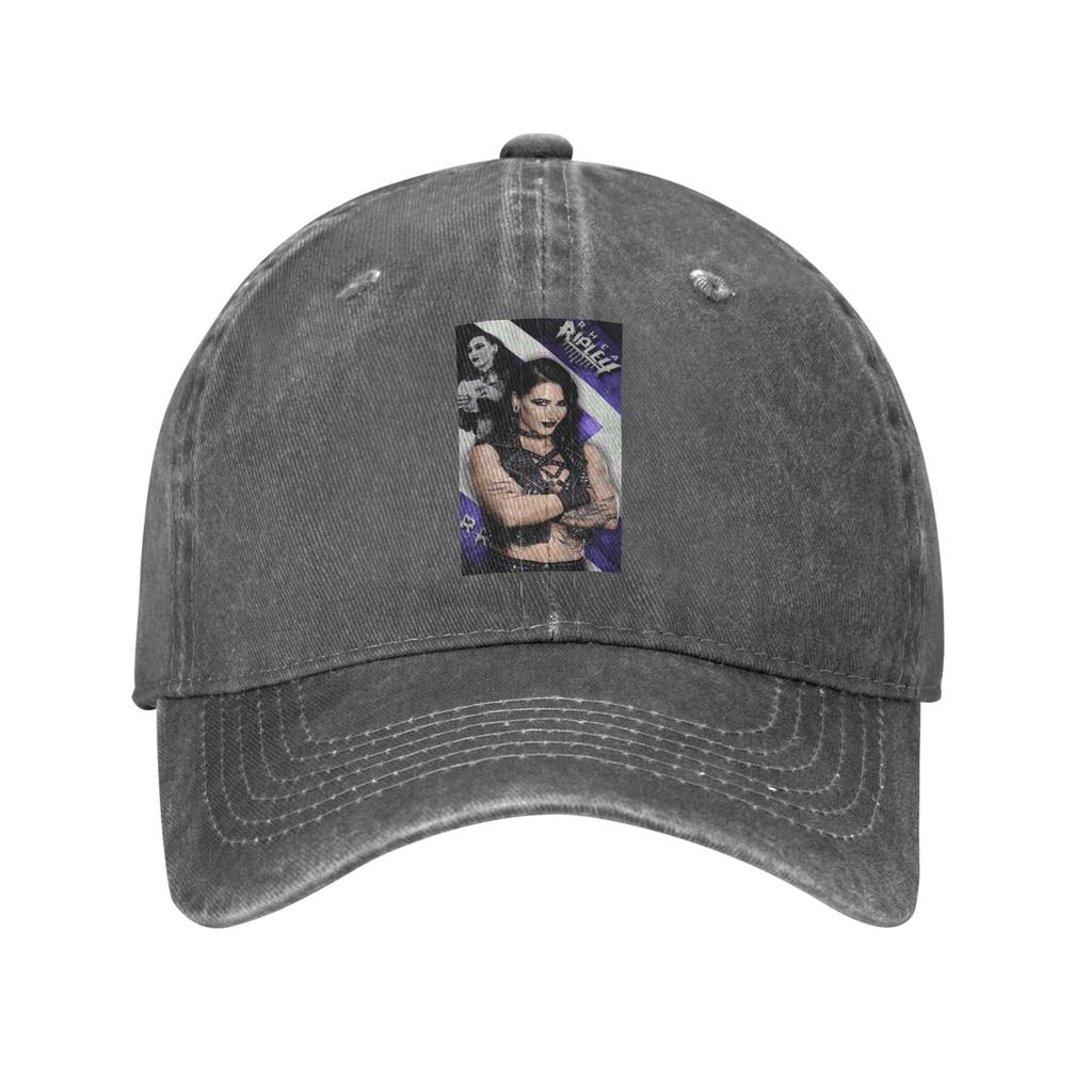She Is My Mami! Rhea Ripley Bootleg Wrestler Denim Cap Casual Baseball Caps Adjustable Hat Summer Unisex Baseball Hats