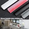 Self-Adhesive Water Retaining Strip Bendable Flood Barrier Water Stopper Dry and Wet Separation