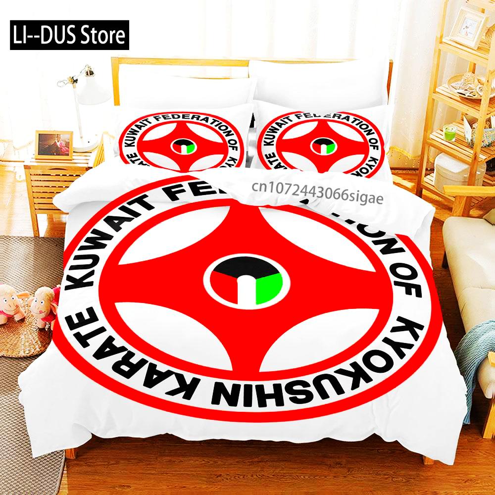 Kyokushin Karate Boys Bedding Set Single Twin Full Queen King Size Aldult Bedroom Duvet Cover Sets 3d Print Bed Sheet Set