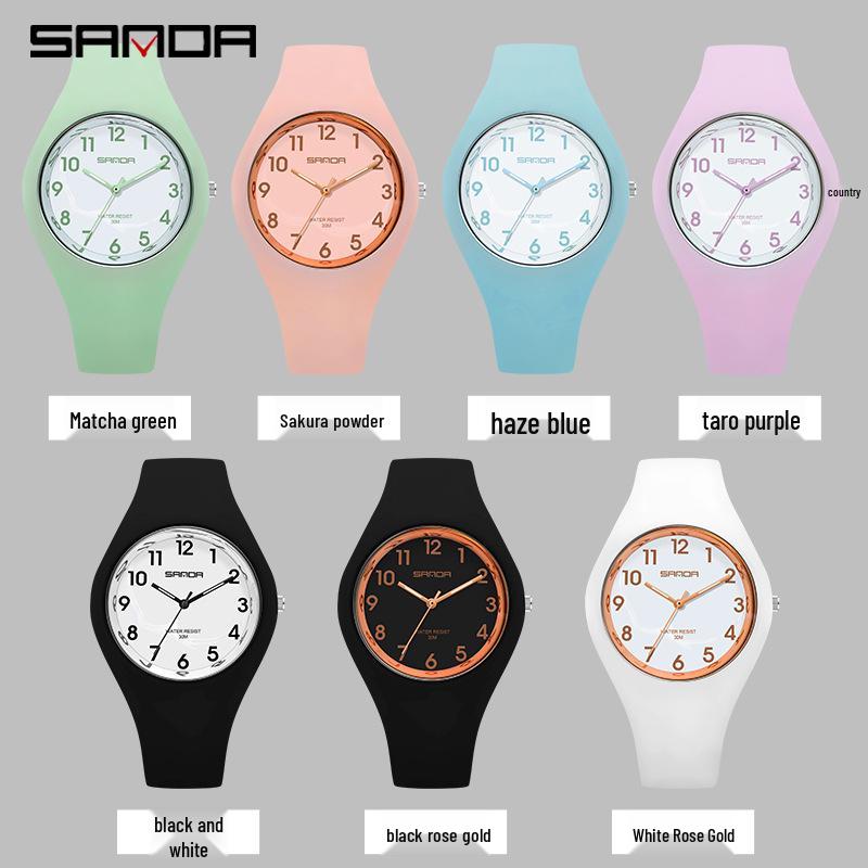 Sanda Trendy Korean Style Digital Sport Watch for Men & Women - Jelly Series