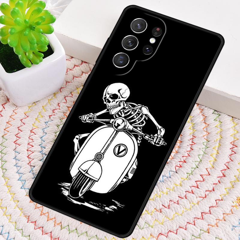 Bones Skeleton Bumper Phone Case for Samsung Galaxy note 10 pro S26 Ultra S23 S24 FE S25 S21 S22 PLUS shockproof Cove