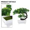 Bonsai Simulation Artificial Plants Flowers In Pots Home Office Fake Tree Decor