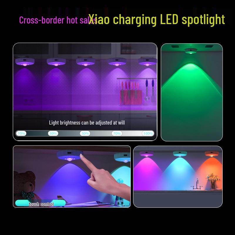 Rechargeable Wireless LED Cabinet Spotlight with Induction Sensor