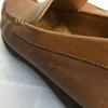 PARABOOT Vamp Schuhe Größe 26.026.5 Braunes Leder Slipper Vintage(GEBRAUCHT)