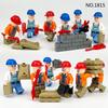 MOC Serie Città Edilizia Personaggio Lavoratore Professionale Blocchi da Costruzione Giocattoli