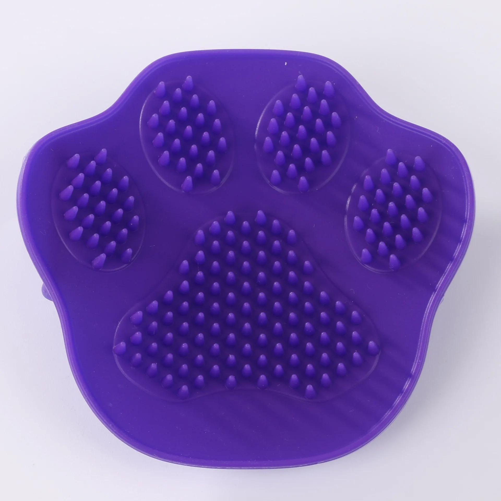 

Силиконовая перчатка для мытья питомцев, щетка-расческа для ванной для собак и кошек, резиновая перчатка для ухода за шерстью, массажная, перчатки для уборки кухни фиолетовый