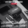 3D Metalinis Dekoratyvinis Automobilio Lipdukas Ženklelis Decal Interjero Aksesuarai 3 CX3 CX4 CX5 CX7 CX8 CX9 Atenza Axela Automobilio Stilius