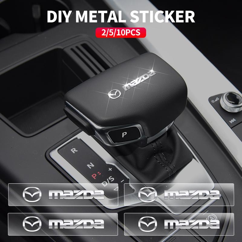 3D Metalinis Dekoratyvinis Automobilio Lipdukas Ženklelis Decal Interjero Aksesuarai Mazda 3 CX3 CX4 CX5 CX7 CX8 CX9 Atenza Axela Automobilio Stilius