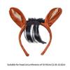 Halloween Horse Costume Accessory Includes Horse Ear Headband Tail for Kid Adult Masquerade Cosplay Christmas Role Play