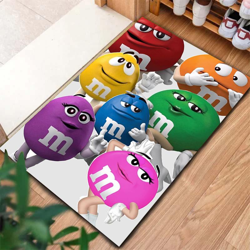 M&M's Carpet Rug for Living Room Bedroom Home Sofa Decoration,Kids Play Non-slip Floor Mat