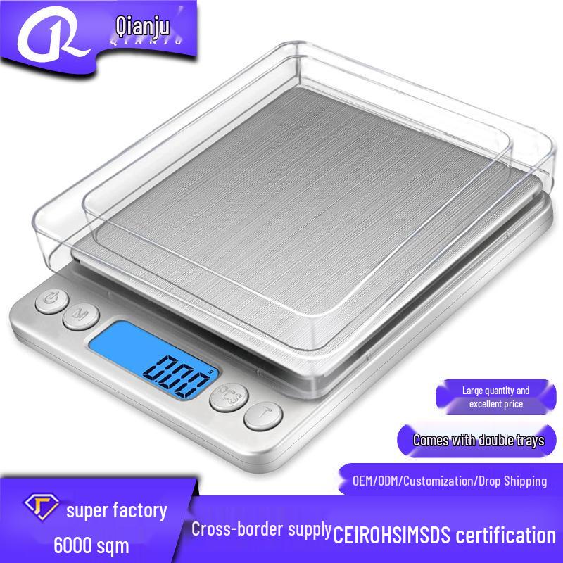 

i2000 Мини электронные кухонные и ювелирные весы из нержавеющей стали Chinese 1000g/0.1g