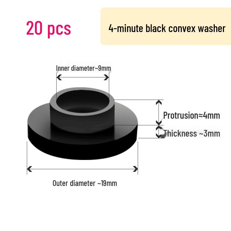 1-Inch Silicone Rubber Sealing Ring Gasket for Shower Hose and Water Pipe Washer