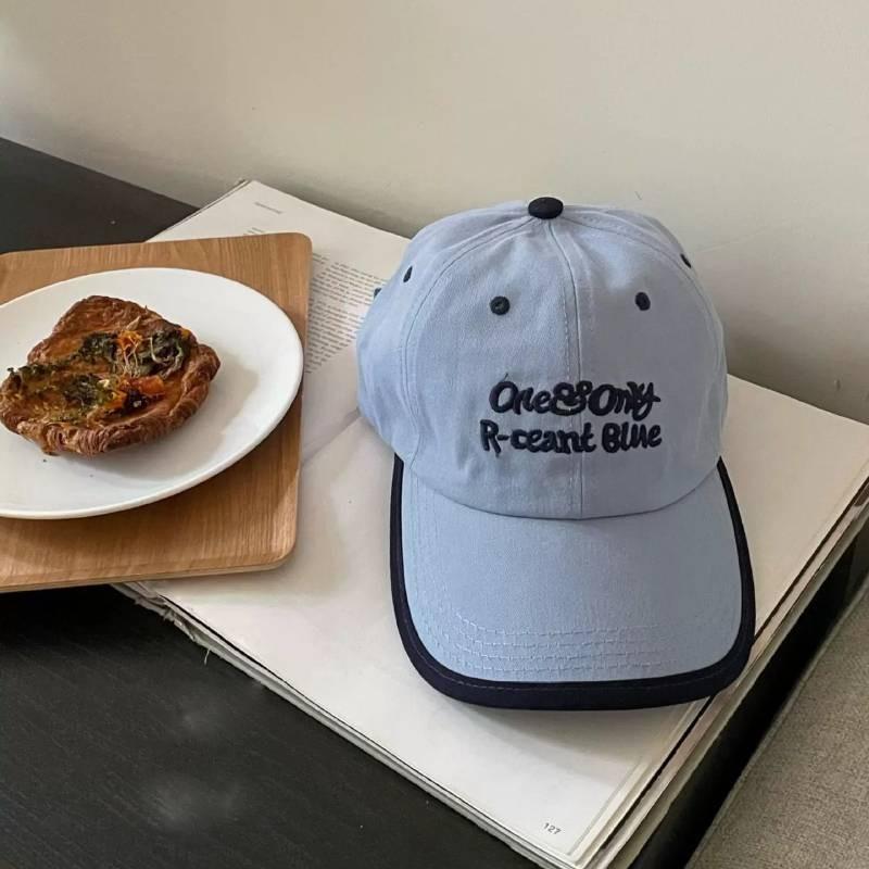 Fashionable Baseball Embroidered Cap For Men And Women Spring Adjustable Cotton Sun Hat