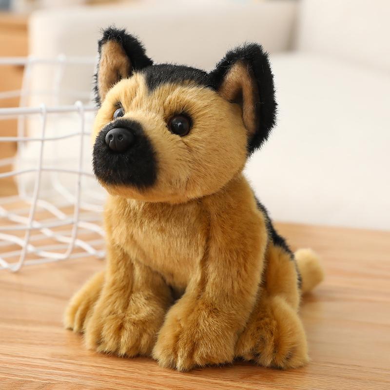 German Shepherd Dog Puppy Stuffed Dalmatian Dog Husky Plush Toy Cute Simulation Pets Fluffy Baby Dolls Birthday Gifts For Kids