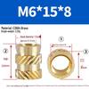 Double Knurled Copper Nut Inserts for Mobile Phone Injection Molding