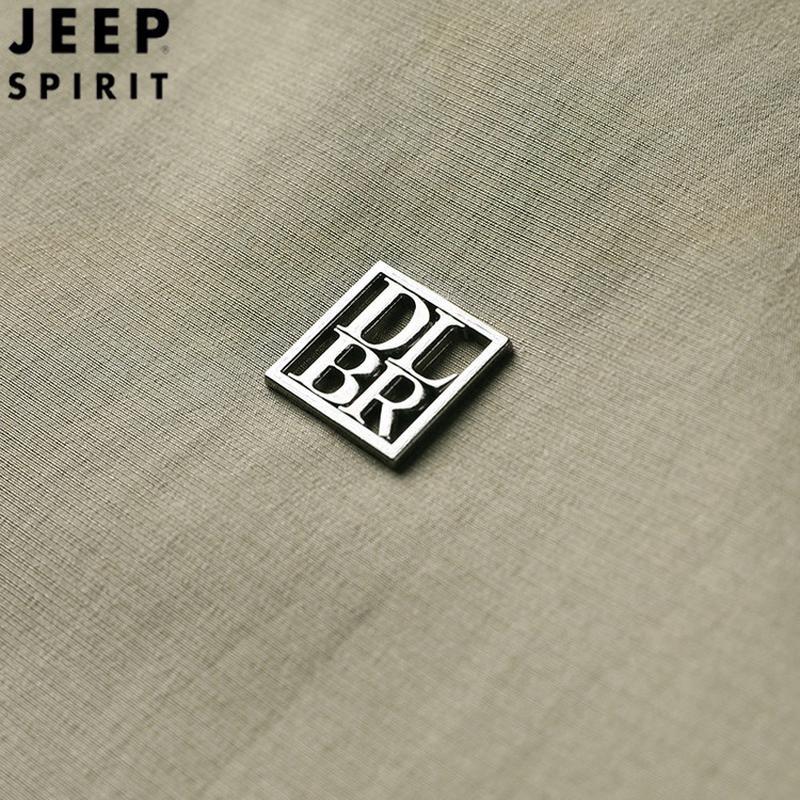 JEEP SPIRIT Men's Stand Collar Casual Jacket