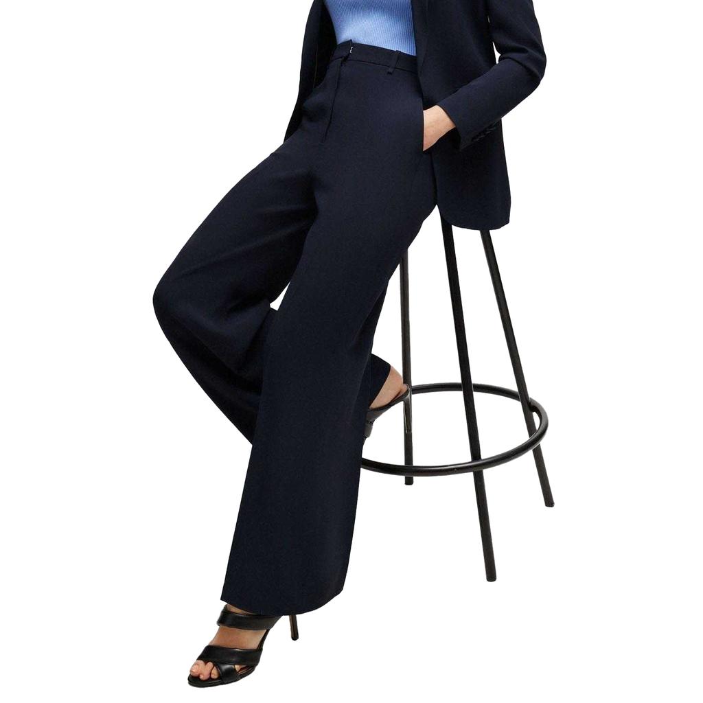 BOSS Womens/Ladies Tikela High Waist Relaxed Fit Trousers