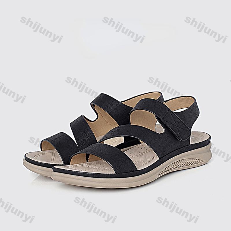 Mode Damen Freizeit Sandalen 2025 Sommer Neu Mode Fischmaul Damen Keilabsatz Slipper Leicht Bequem Strandschuhe Zapatos De Mujer