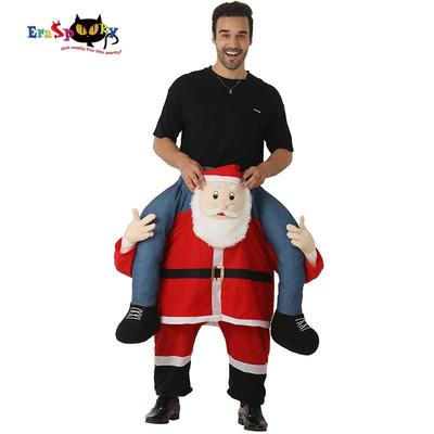 Świąteczne Kostiumy Świętego Mikołaja na Ramię Carry Ride on Me dla Dorosłych