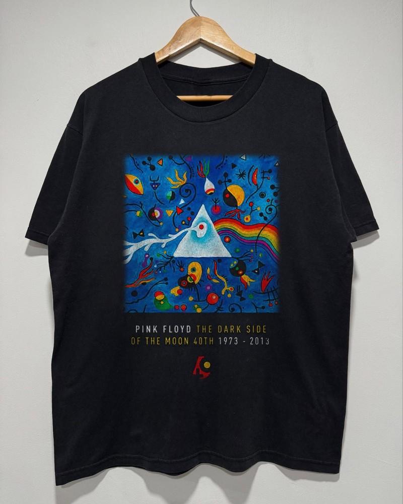 

Pink Floyd Dark SIde Of The Moon 40th Anniversary Unisex Black S-5XL T-shirt Unisex T-Shirt M