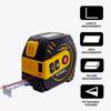 Rechargeable 2in1 Multifunction Laser Rangefinder 80m 40m with 5m tape LCD Display with Backlight Laser Tape Measure