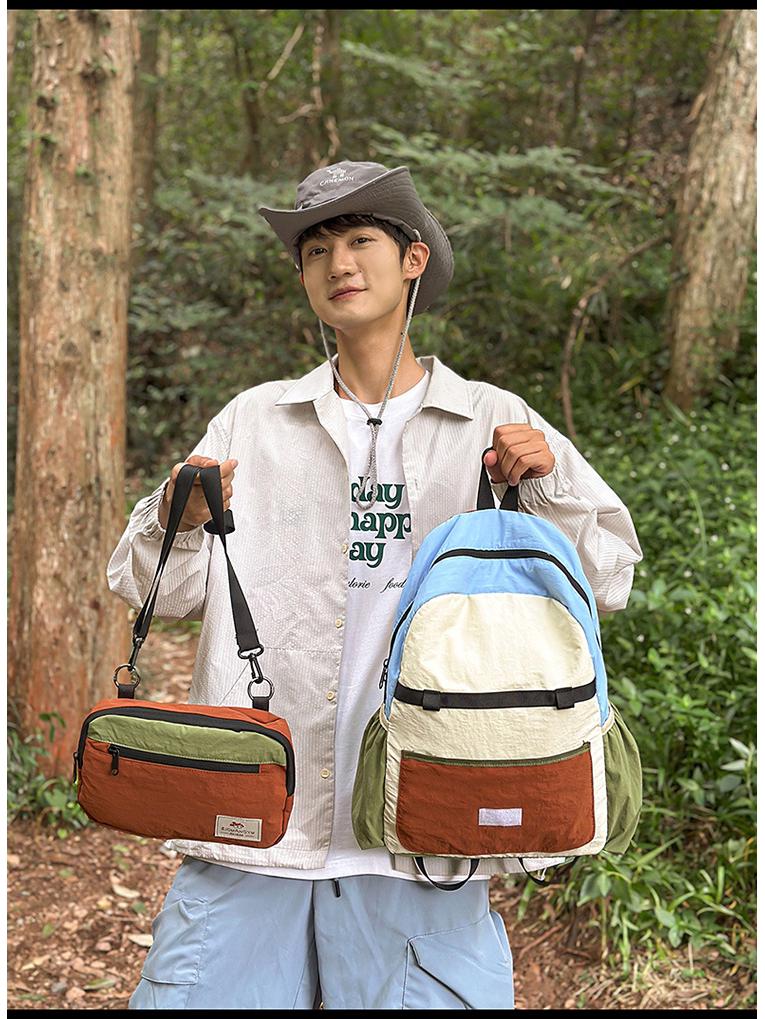 New Mountain Series Color Block Lightweight Sports Backpack - Breathable, Foldable & Ideal for Travel and Mountaineering