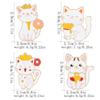 Happy Food Cats Enamel Brooches Cute French Fries Doughnut Pattern Kitten Pins For Pet Lovers Gift