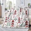 1pc Snow Pine Microfiber Blanket Super Soft Throw Blankets For Bed Bedspread Sofa Decorative Camping Picnic Winter Warm Blanket