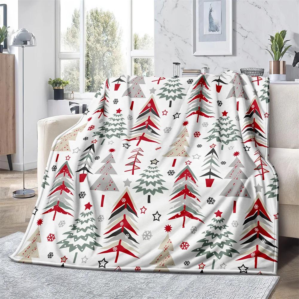 1pc Snow Pine Microfiber Blanket Super Soft Throw Blankets For Bed Bedspread Sofa Decorative Camping Picnic Winter Warm Blanket