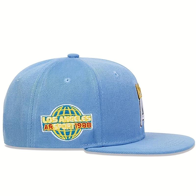 Unisex A Letter Crown Embroidery Hip-Hop Hats Spring Autumn Outdoor Adjustable Casual Baseball Caps Sunscreen Hat