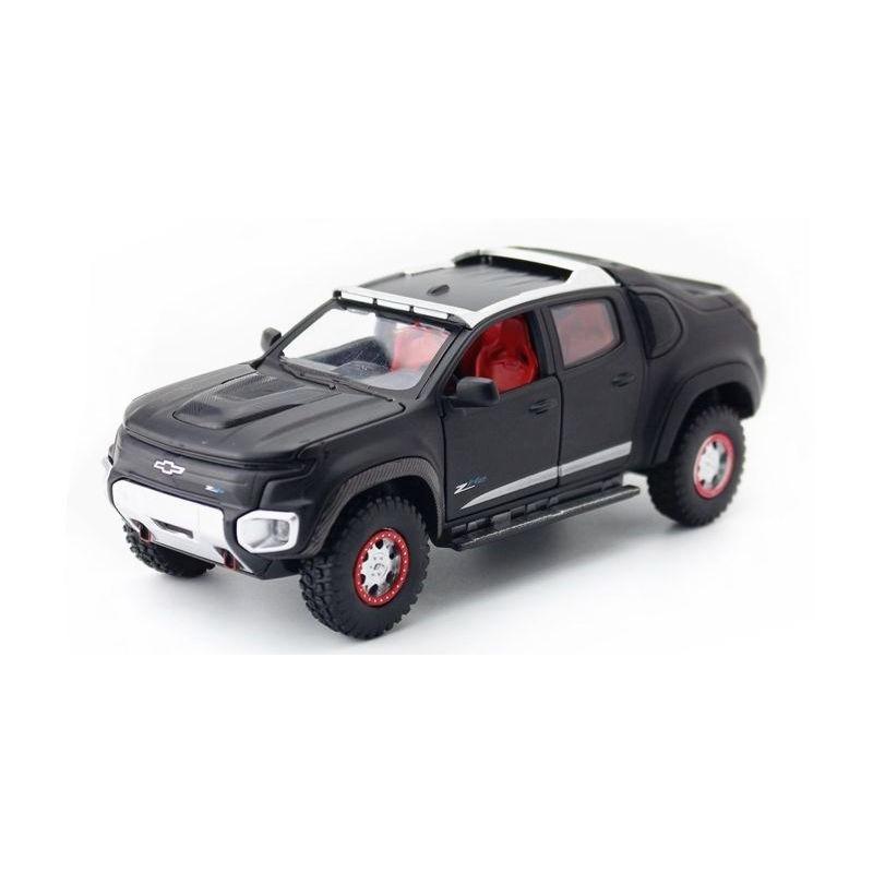 

1/32 Chevrolet Colorado ZH2 литой автомобиль модель внедорожника имитация звука и света детские игрушки коллекция подарок чёрный