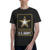 US-Armee-Logo 100% Baumwolle Lässig Atmungsaktiv Bequem Kawaii Herrenbekleidung Marken Herren Oberteile
