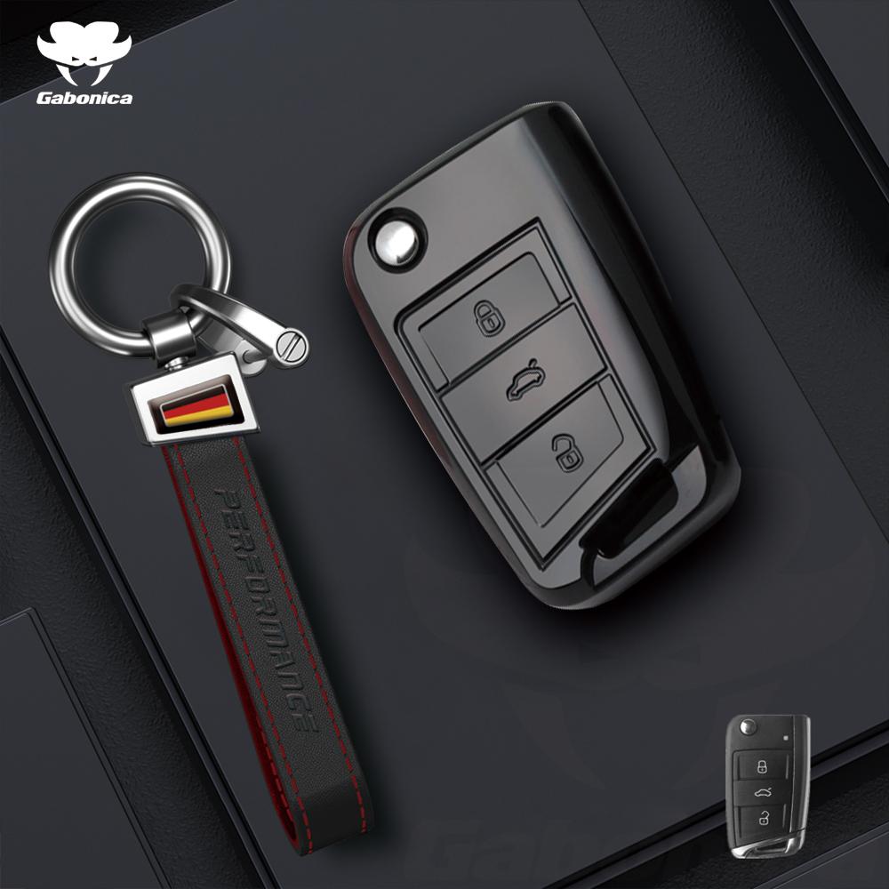 For Vw Volkswagen Polo Golf 4 5 6 7 T5 Mk7 Tiguan Passat B6 B5 Skoda Octavia A5 A7 Seat Leon Fr 2 Ibiza Ateca Car Key Case Cove