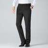 Red Dragonfly Men's Casual Business Straight-Leg Trousers