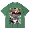 230 Gsm 100% Cotton Demon Slayer V30 Kanao x Doma Print Unisex Heavy Cotton T Shirt