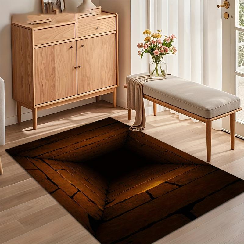 3D Illusion Door Mat 2D Flat Welcome Mat Suitable for Indoor and Outdoor Use Perfect for Front Doors Bedrooms and Home Decor
