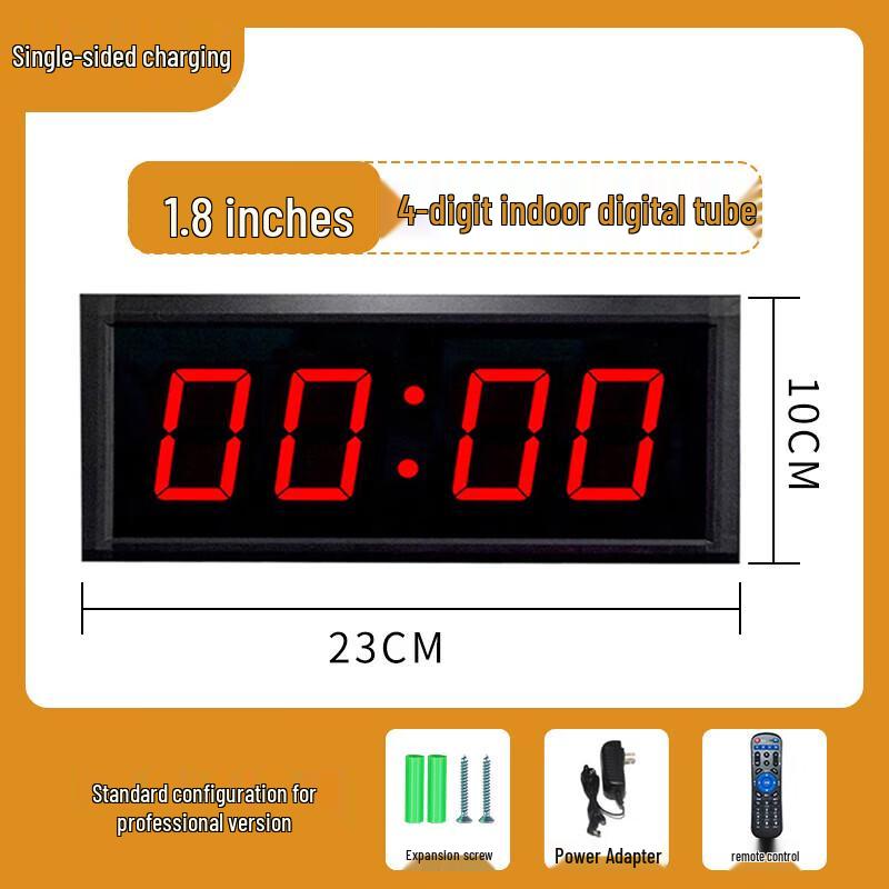 Chuanqin 1.8-inch 4-Digit Professional Rechargeable Electronic Countdown Timer