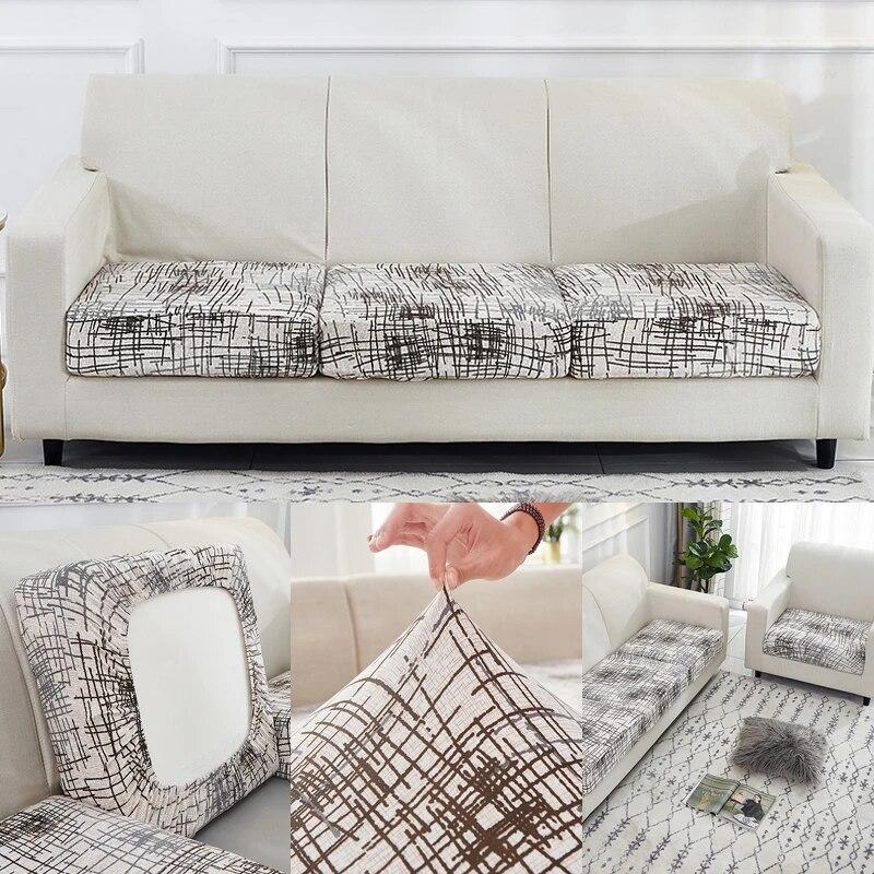 String Printed Sofa Seat Cover Sofa Slipcovers  Soft Stretch Elastic Funiture Protector For Pets