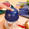 260Ml Electric Mini Garlic Chopper Usb Meat Grinder Ginger Vegetable Crusher With Safety Switch Portable Small Food Processor